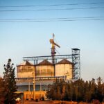 سیلوهای ذخیره گندم کارخانه آرد هرند